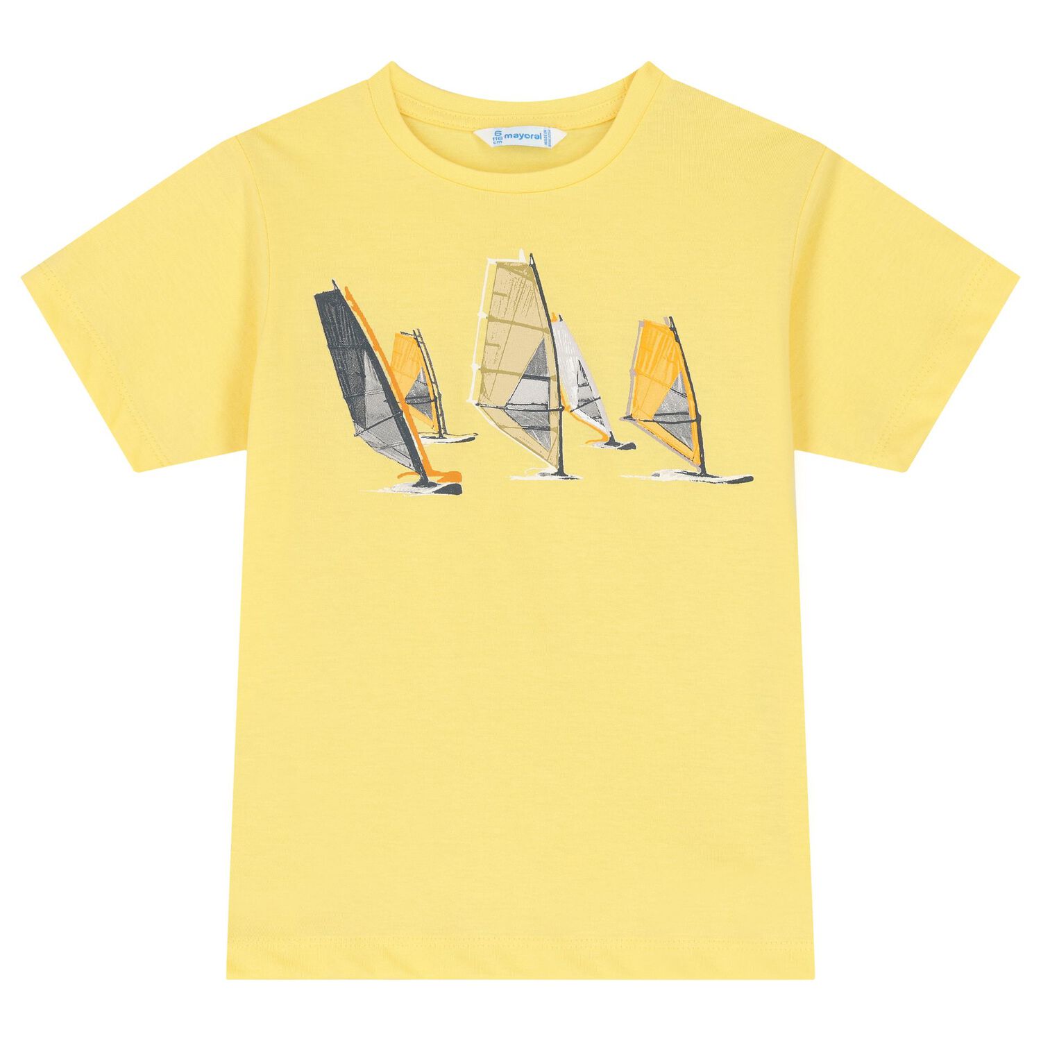 Boys White & Yellow T-Shirts ( 2-Pack ), 2, hi-res image number null