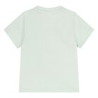 Younger Boys Green Logo T-Shirt, 4, hi-res
