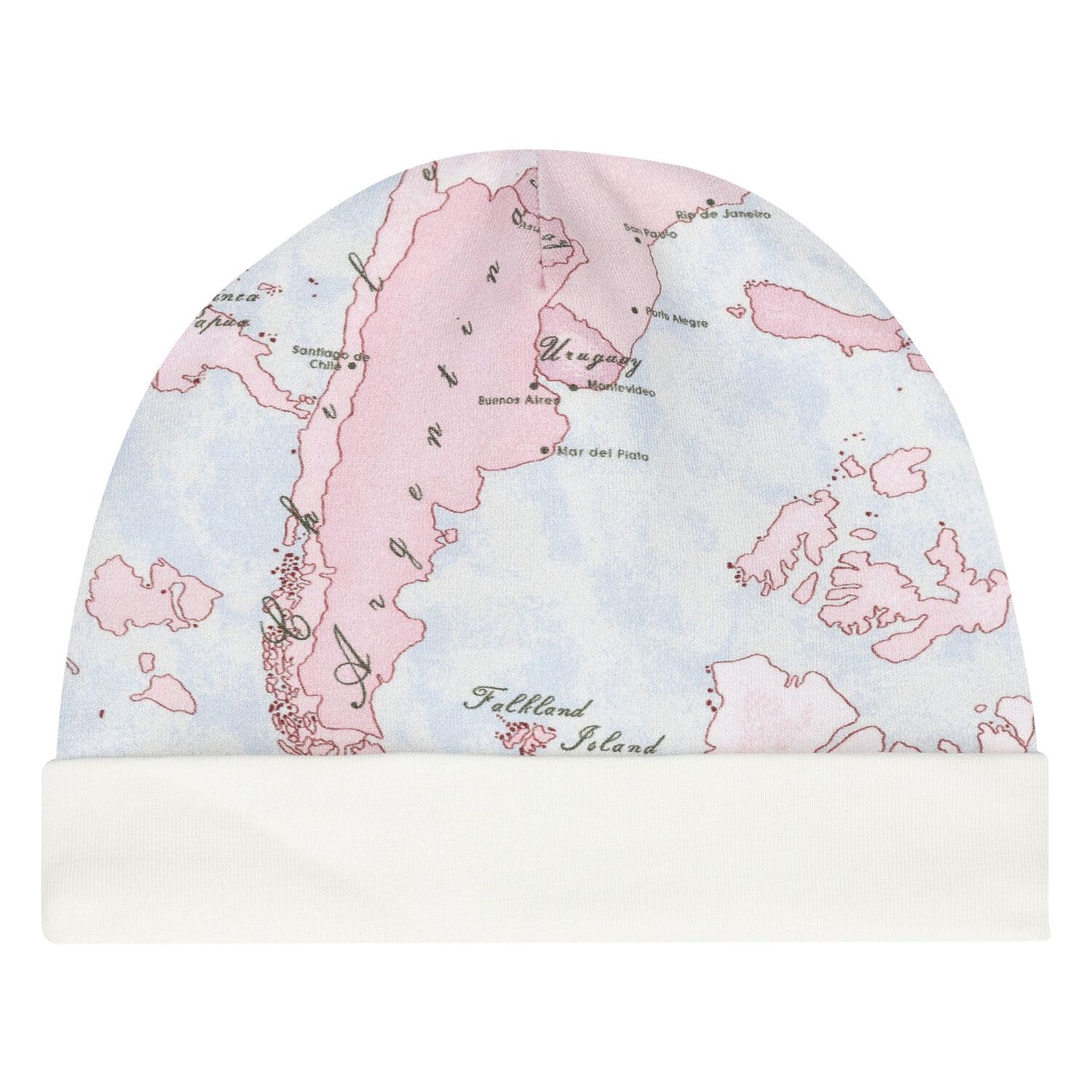 Baby Girls Pink & Blue Geo Map Babygrow Gift Set, 2, hi-res image number null