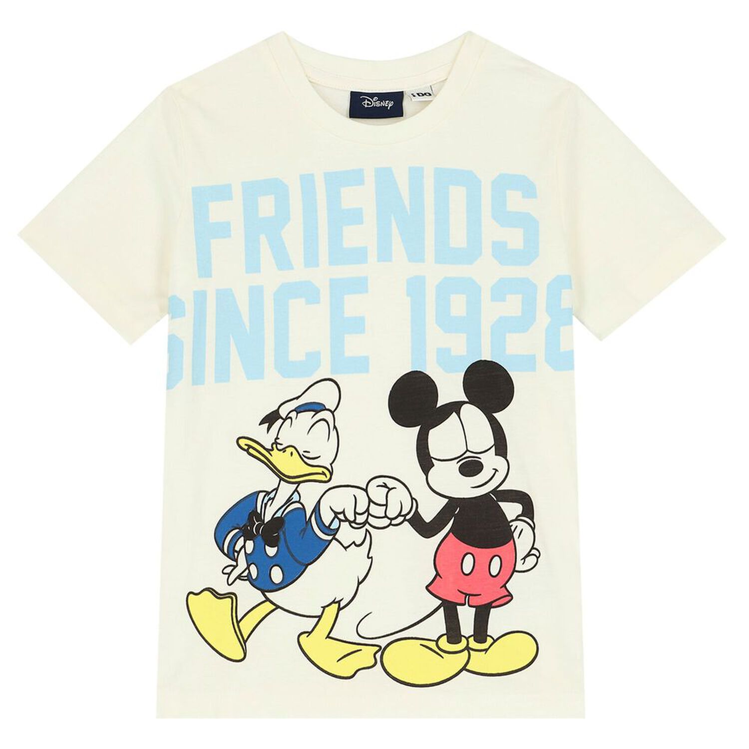 Boys Ivory & Orange Shorts Set, 1, hi-res