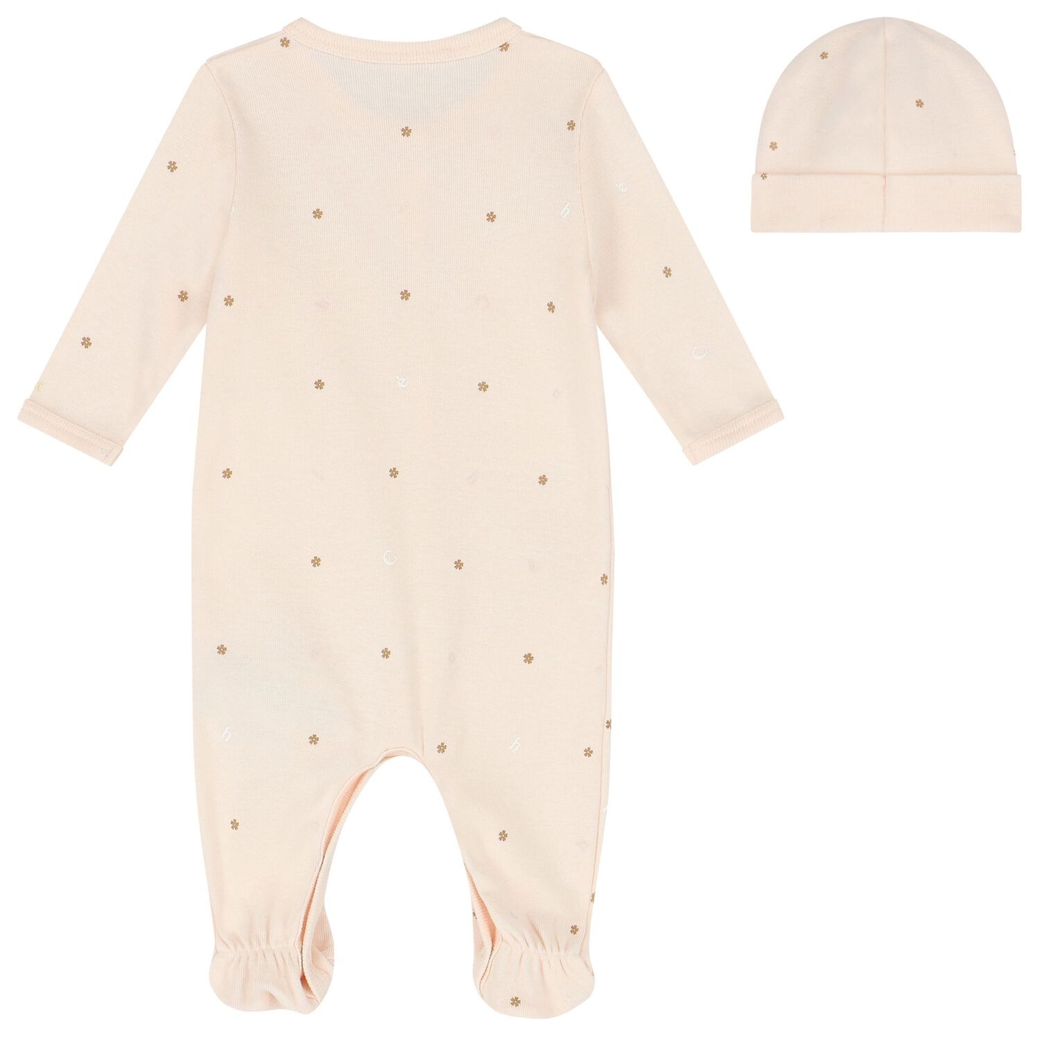 Baby Girls Pink Logo Babygrow Gift Set, 1, hi-res