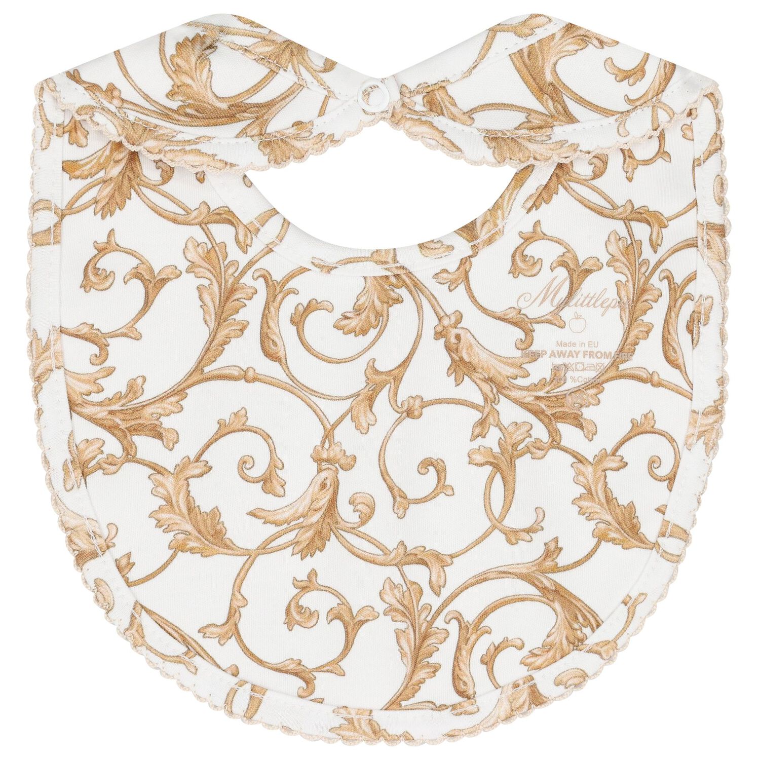 White & Gold Babygrow Gift Set (3 Piece), 1, hi-res