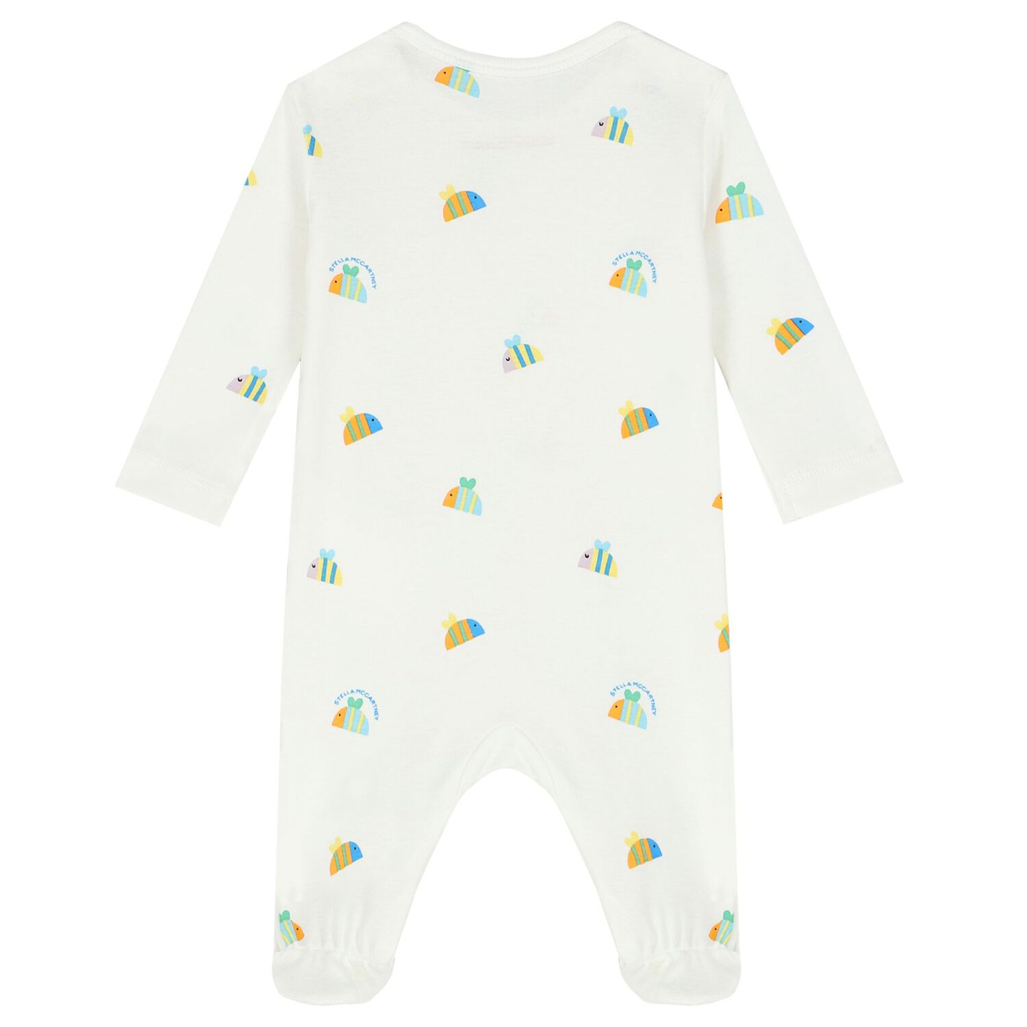 Ivory Bug Babygrows ( 2-Pack ), 1, hi-res
