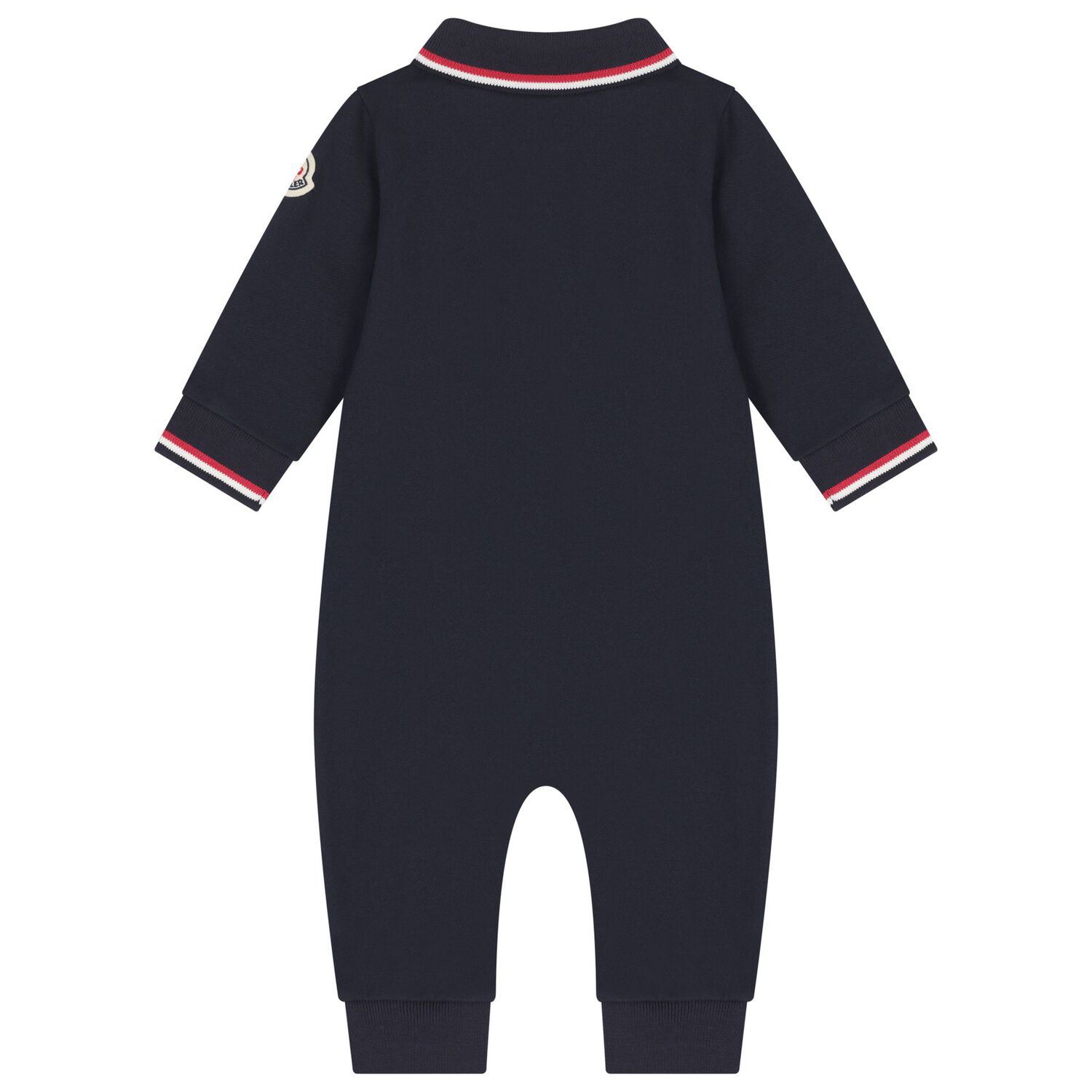 Baby Boys Navy Blue Logo Polo Romper, 1, hi-res image number null