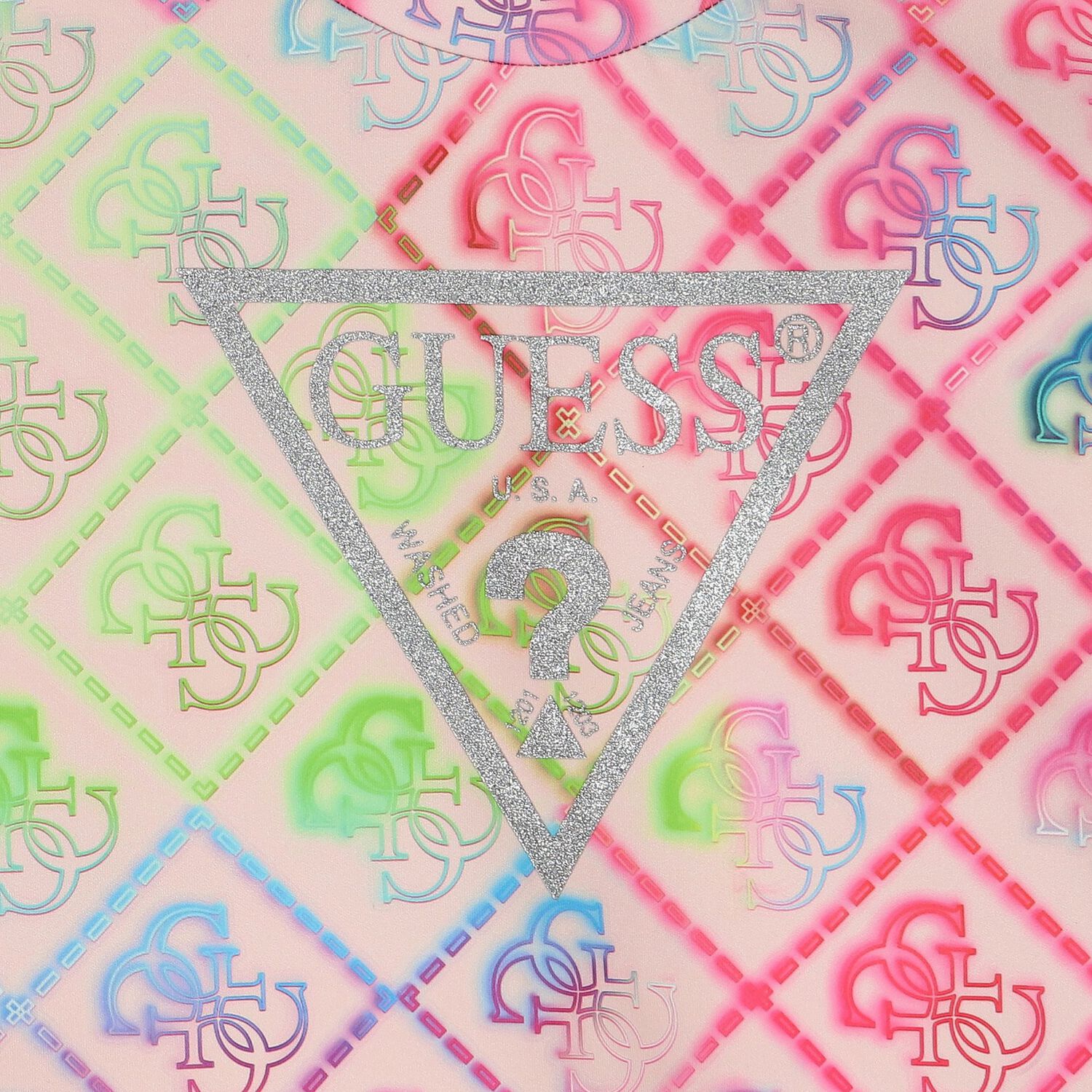 Girls Multi-Coloured Logo Sweatshirt, 2, hi-res