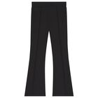 Girls Black Logo Leggings, 1, hi-res