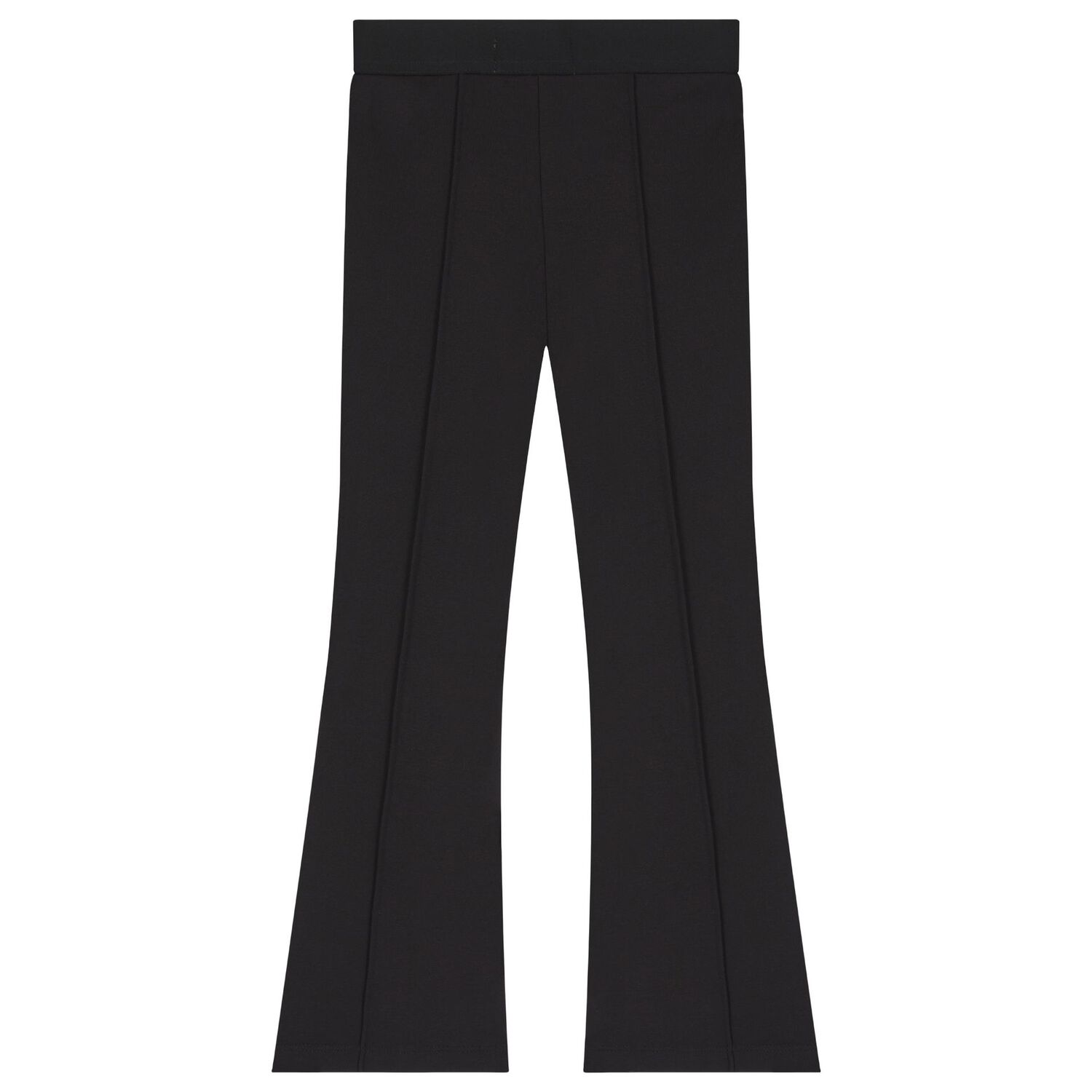 Girls Black Logo Leggings, 1, hi-res