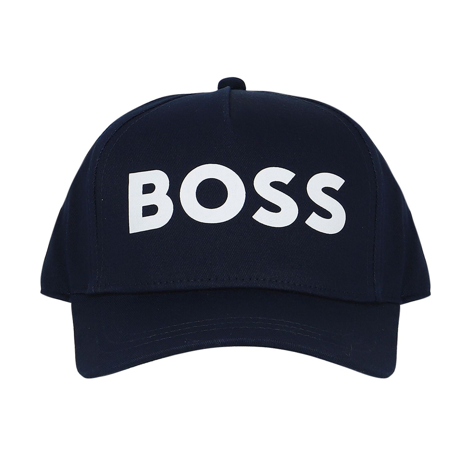 Boys Navy Blue Logo Cap, 2, hi-res