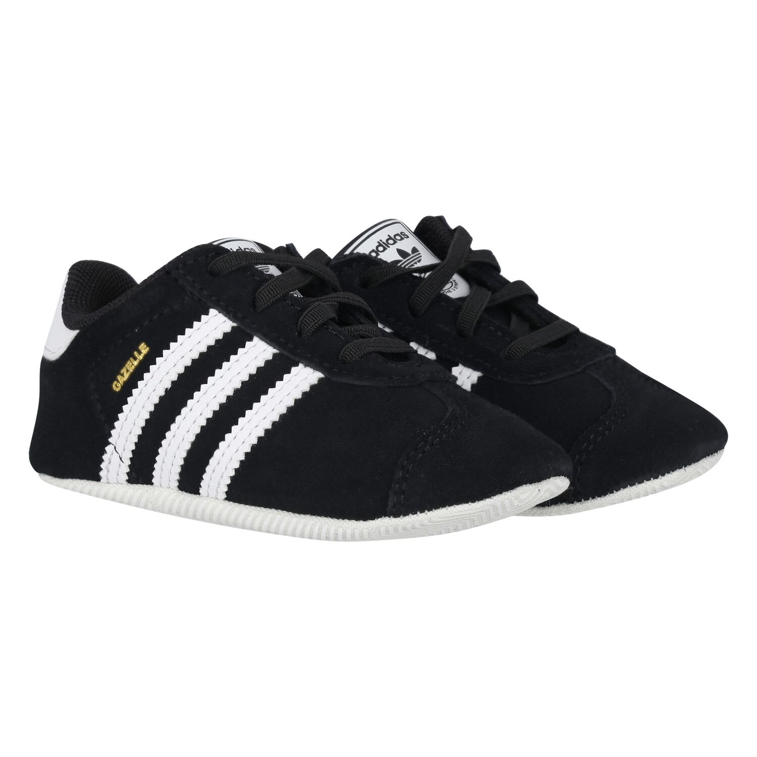Black Gazelle Pre Walker Shoes, 1, hi-res