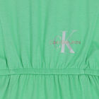 Girls Green Logo Dress, 1, hi-res