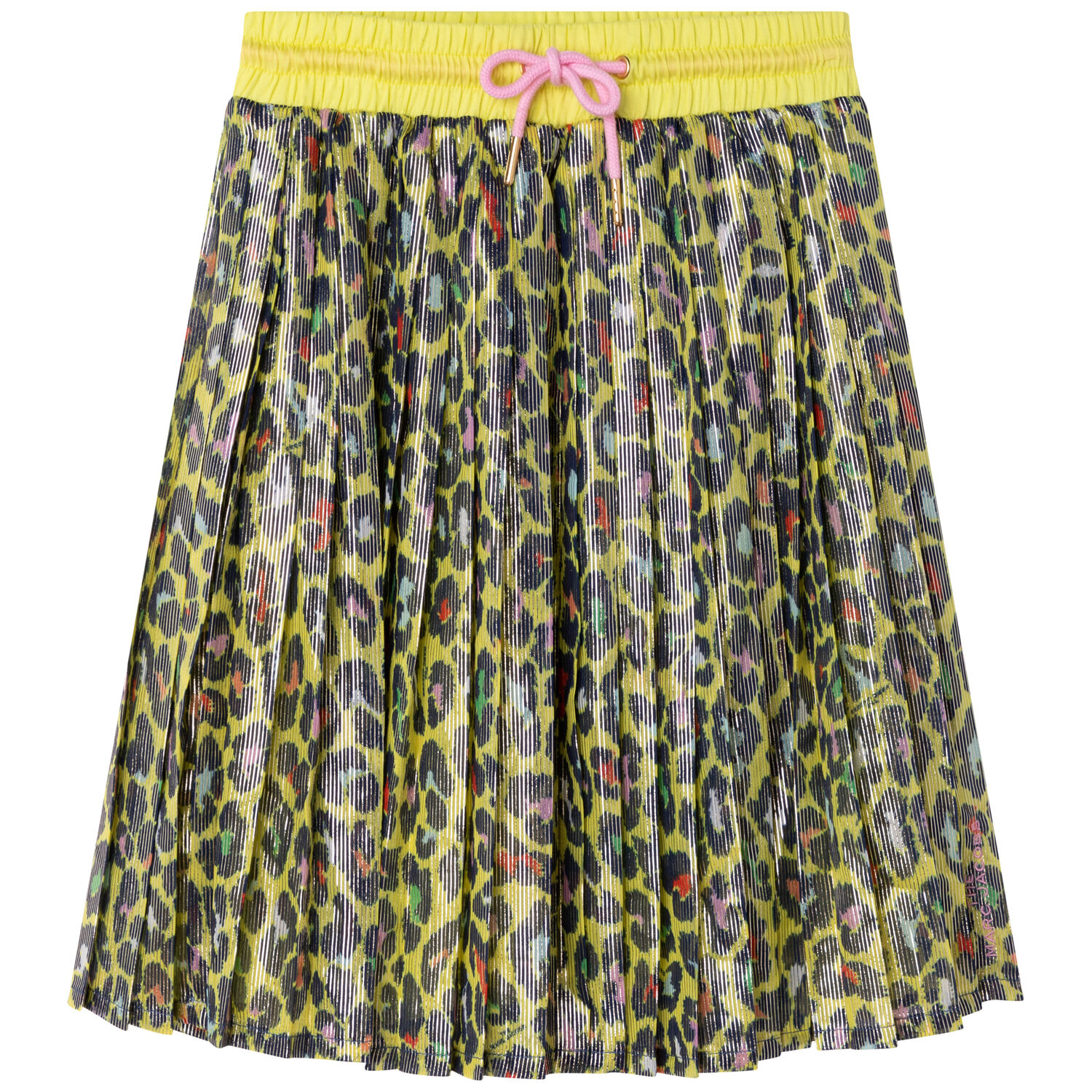 Girls Yellow Cheetah Skirt, 1, hi-res image number null