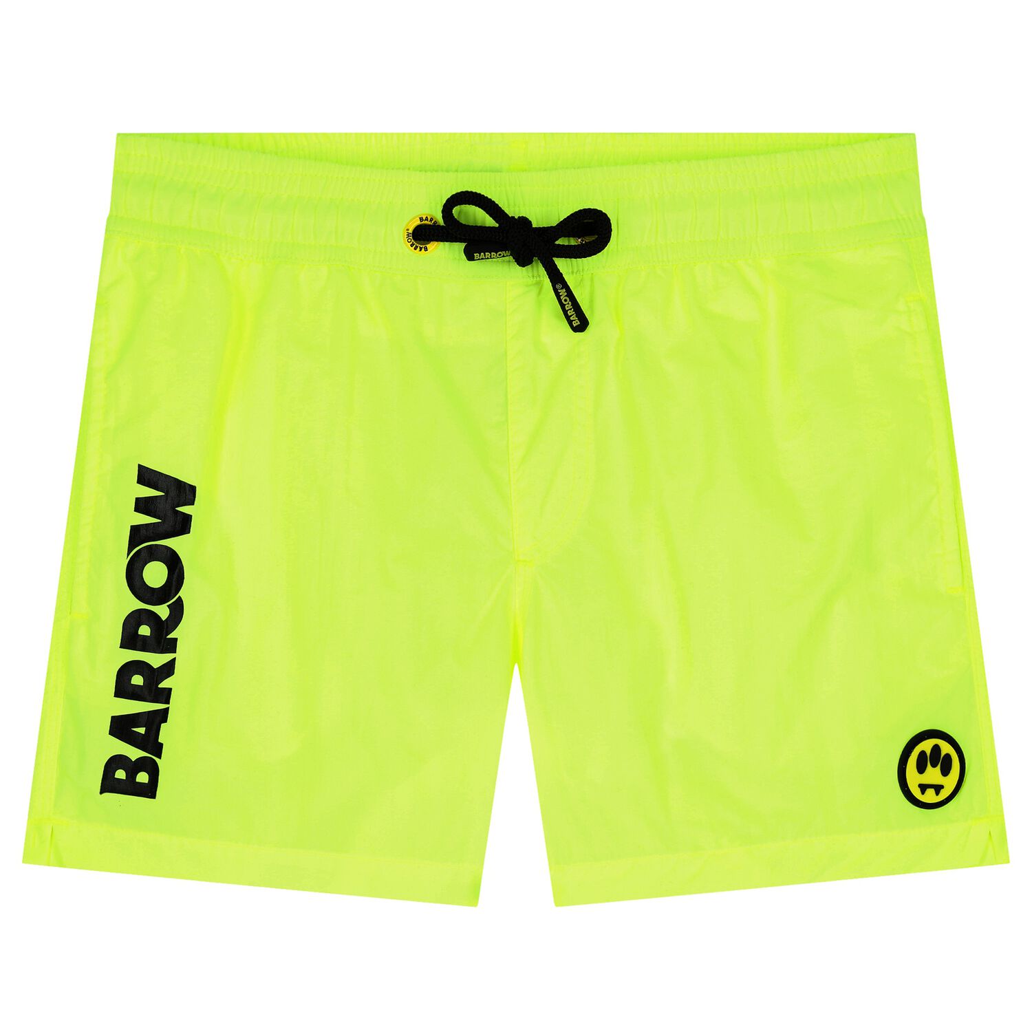 Boys Neon Green Logo Swim Shorts, 1, hi-res image number null