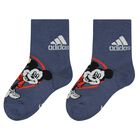 Multi-Coloured Disney Logo Socks ( 5-Pack ), 1, hi-res