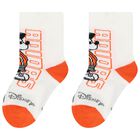 Ivory, Navy Blue & Green Disney Logo Socks ( 3-Pack ), 1, hi-res