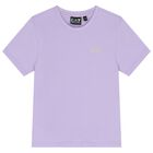 Girls Purple Logo T-Shirt, 2, hi-res