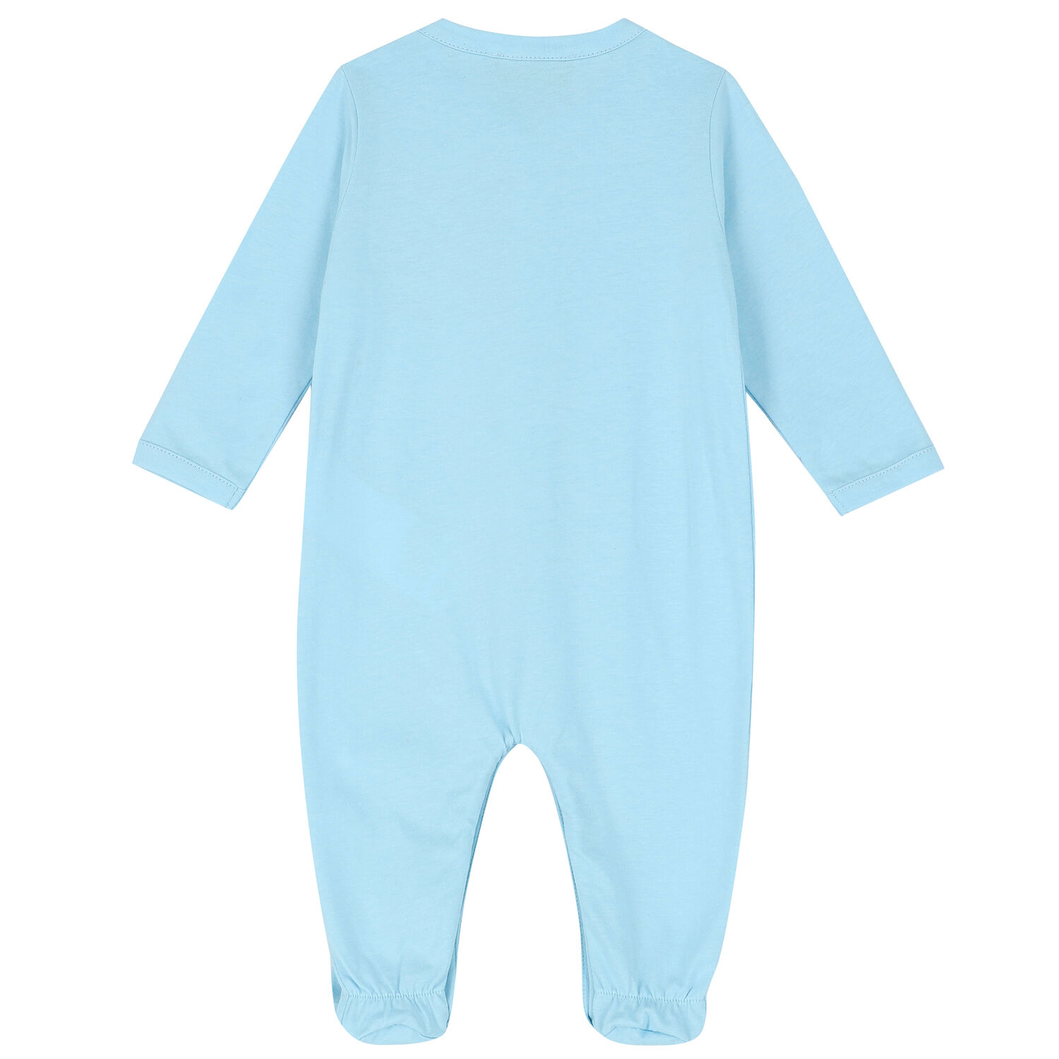 Blue Teddy Logo Babygrow, 1, hi-res