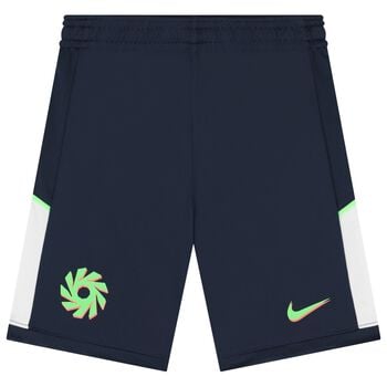 Boys Navy Blue Logo Dri-Fit Shorts
