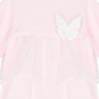 Baby Girls Pink Butterfly Babygrow, 1, hi-res