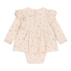 Baby Girls Beige Heart Bodysuit Gift Set, 2, hi-res