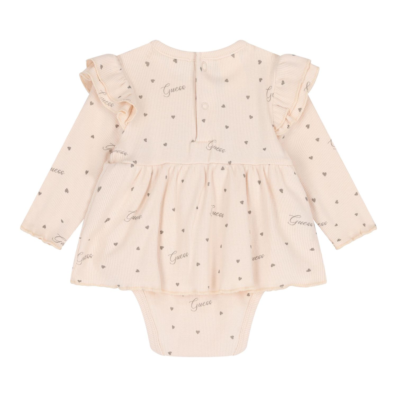 Baby Girls Beige Heart Bodysuit Gift Set, 2, hi-res image number null