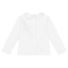 Baby Boys White & Blue Dungaree Set, 1, hi-res