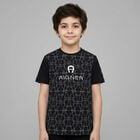 Boys Black Logo T-Shirt, 2, hi-res
