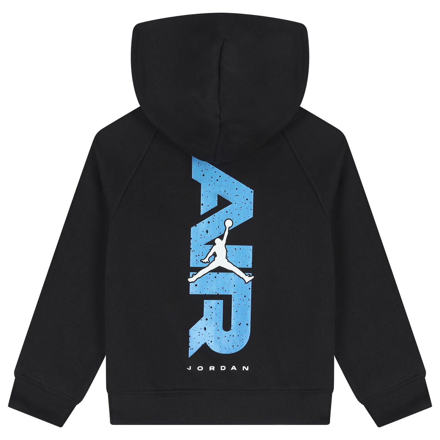 Boys Black Jordan Logo Hooded Top, 1, hi-res