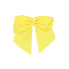 Girls Yellow Bow Hair Clip, 2, hi-res