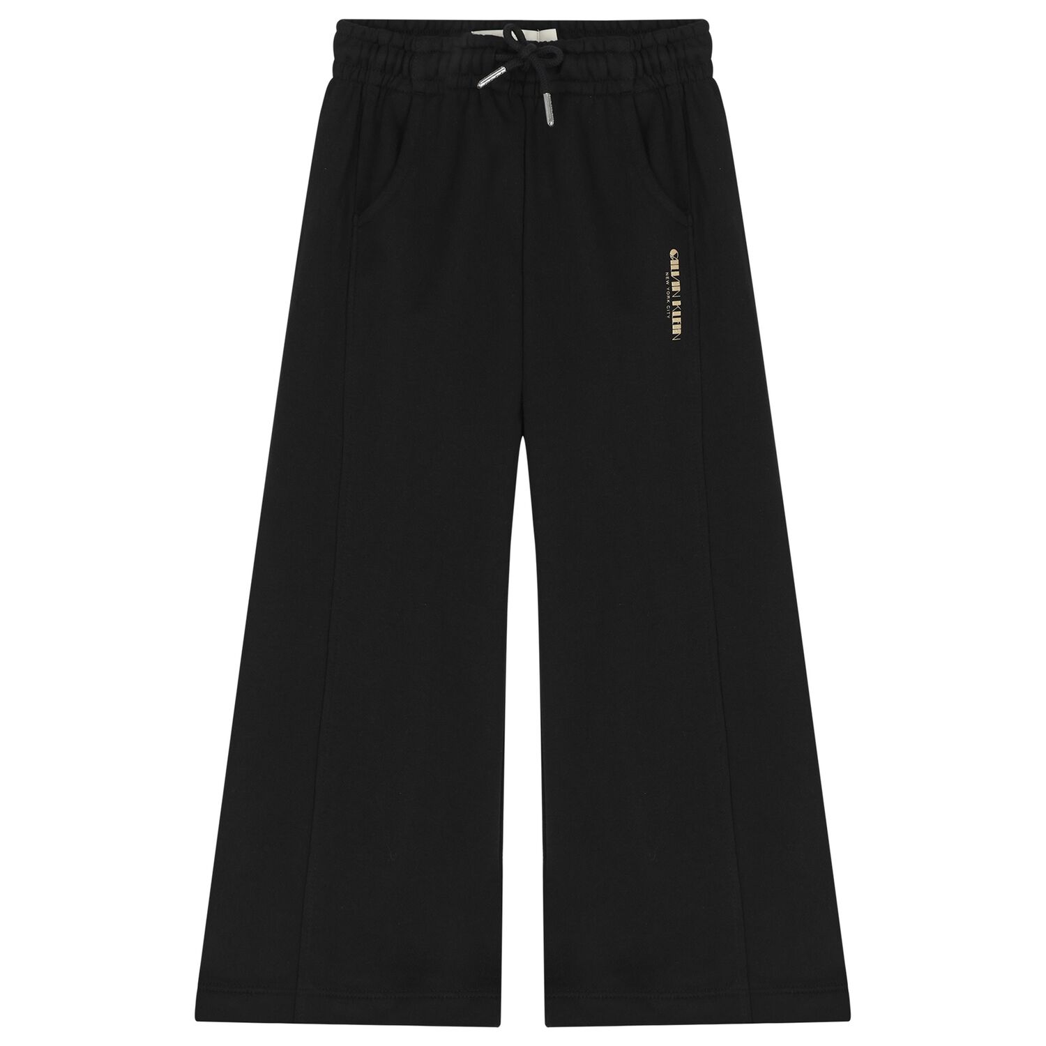 Girls Black Logo Joggers, 1, hi-res