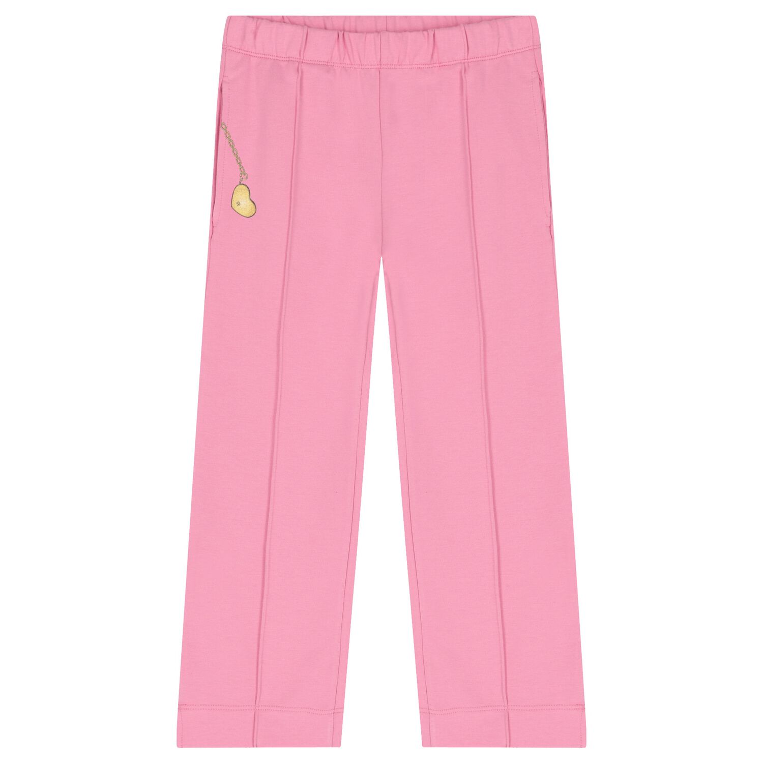 Girls Pink Logo Trousers, 1, hi-res