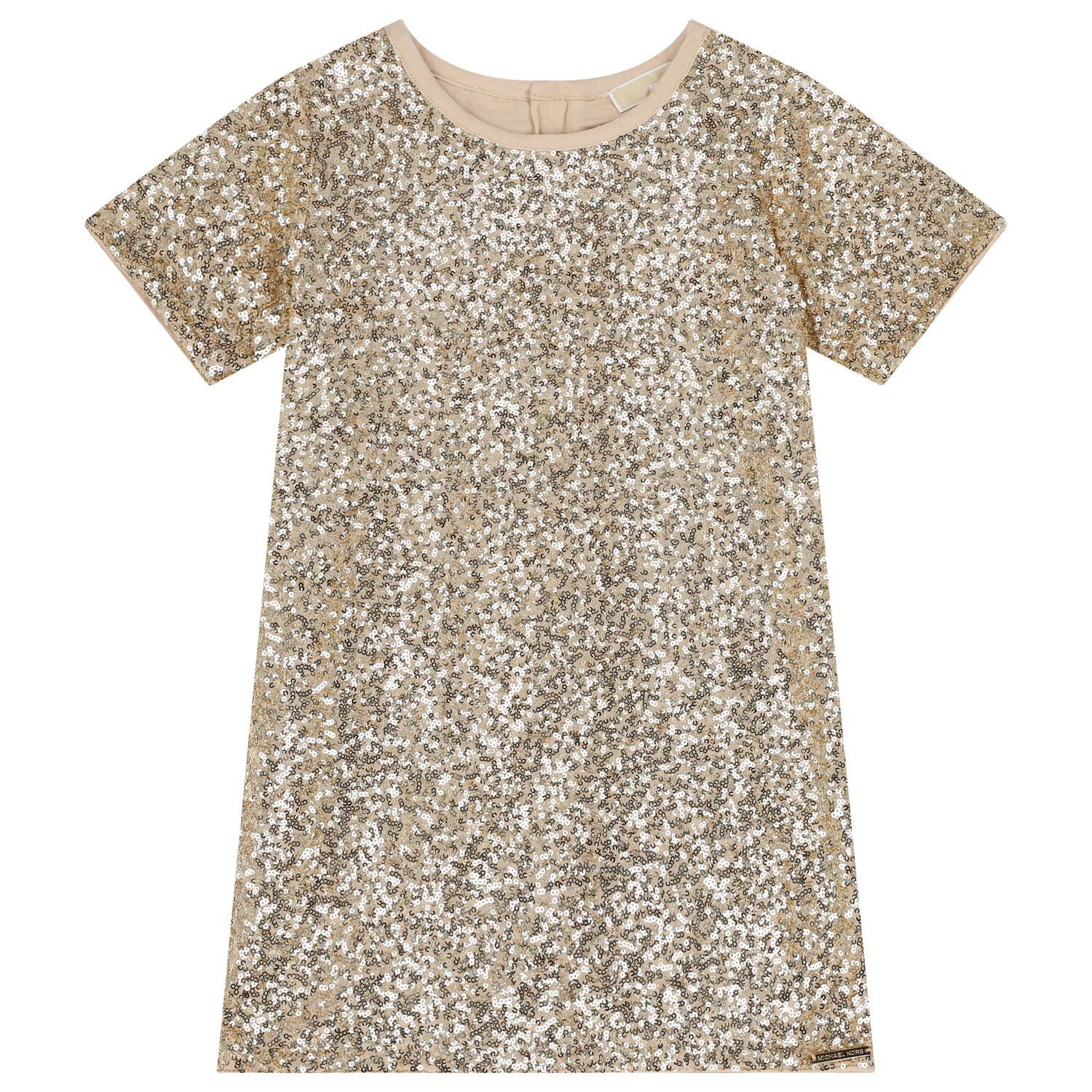 Girls Gold Sequin Dress, 1, hi-res image number null
