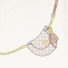 Girls Ivory Bag Logo T-Shirt, 1, hi-res