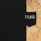 Boys Black & Beige Logo Geo Map T-Shirt, 1, hi-res