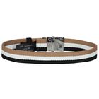 Boys Black Logo Belt, 1, hi-res
