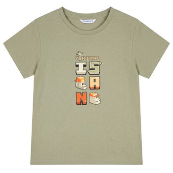 Boys Green T-Shirt