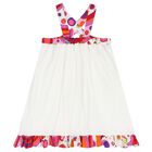 Girls White Fontane Dress, 1, hi-res
