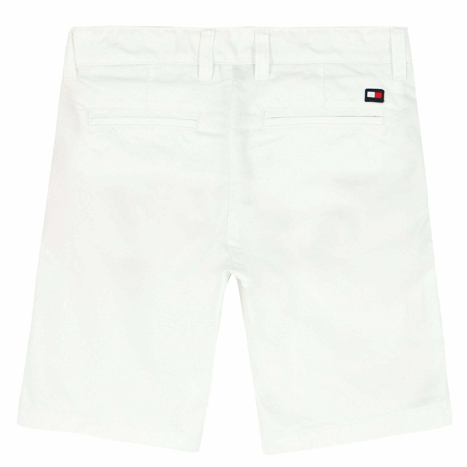 Boys White Chino Shorts, 1, hi-res