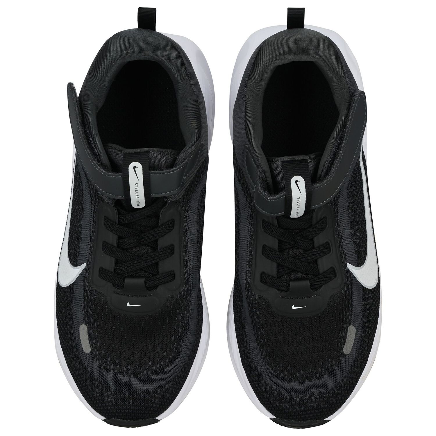 Black Logo Stellar Ride Trainers, 1, hi-res