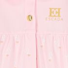 Baby Girls Pink Logo Heart Babygrow, 2, hi-res