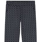 Boys Navy Blue Logo Joggers, 1, hi-res