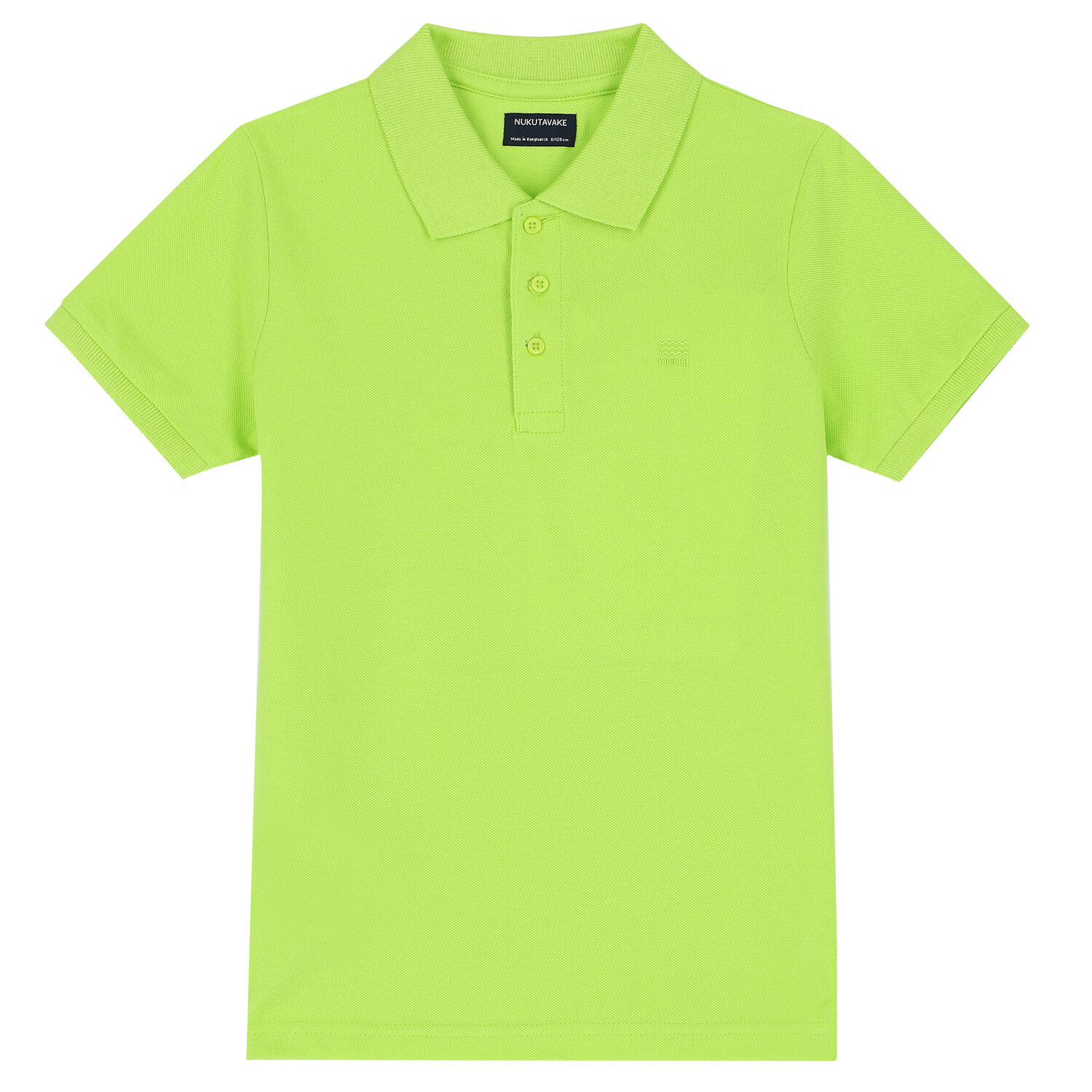 Boys Green Logo Polo Shirt, 1, hi-res
