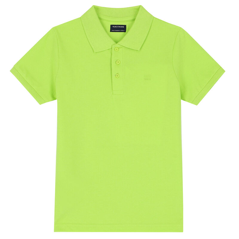 Boys Green Logo Polo Shirt, 1, hi-res image number null