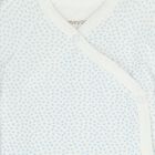 Baby Boys White & Blue Bodysuits ( 2-Pack ), 3, hi-res