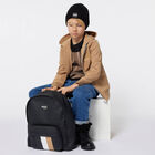 Boys Black & Beige Logo T-Shirt, 1, hi-res