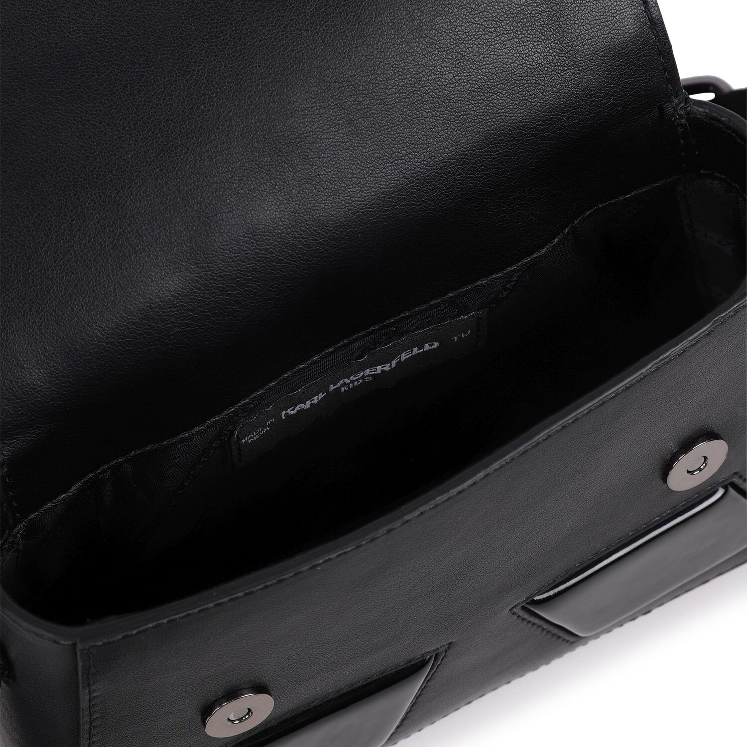 Girls Black Logo Hand Bag, 1, hi-res