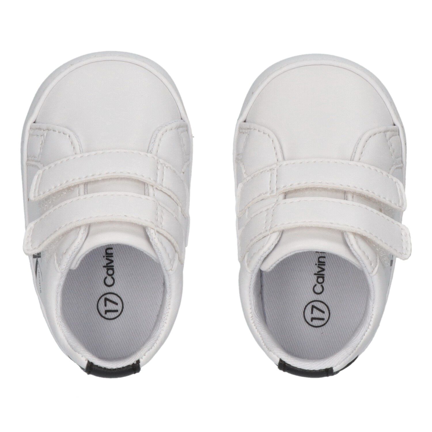 White Logo Baby Pre Walker Shoes, 1, hi-res