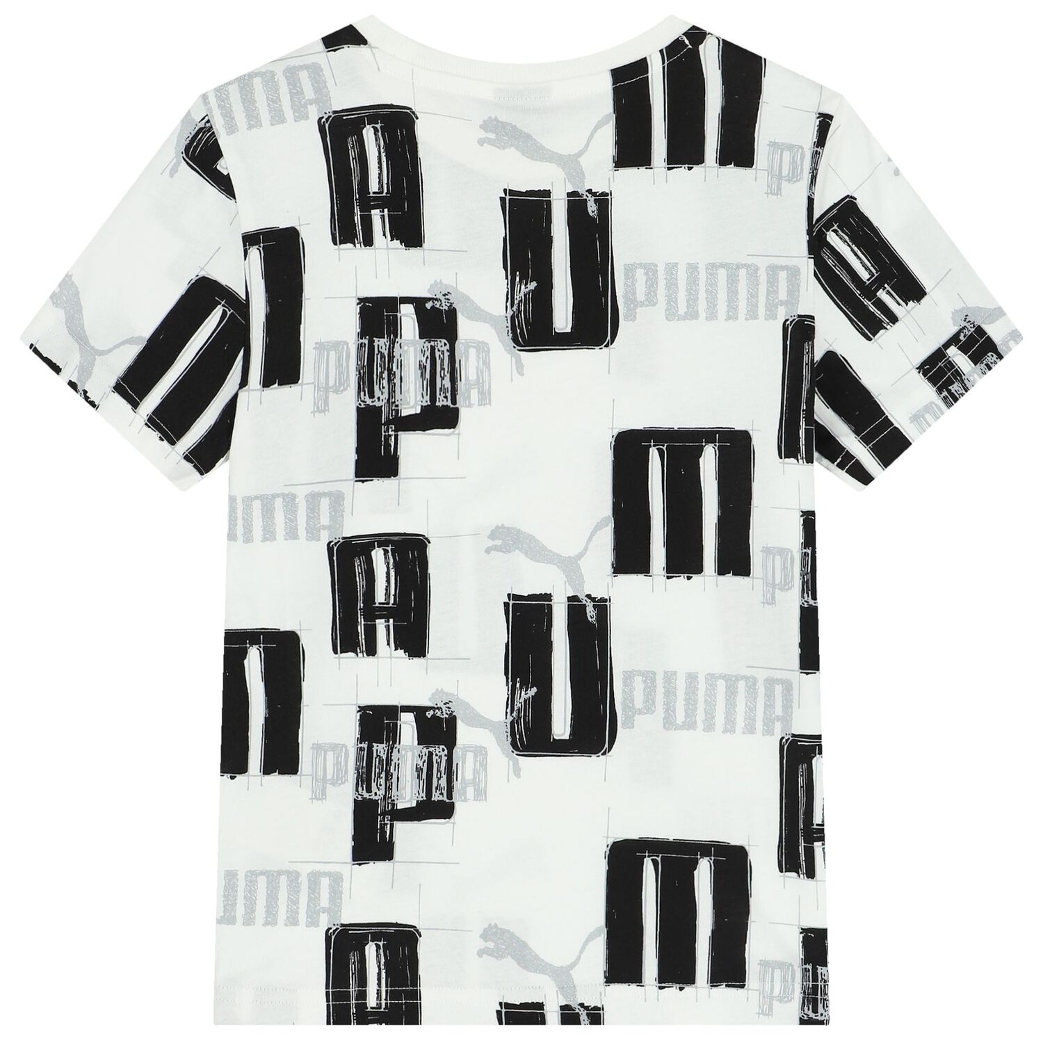 Boys White Logo T-Shirt, 1, hi-res