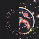 Girls Black Logo T-Shirt, 1, hi-res