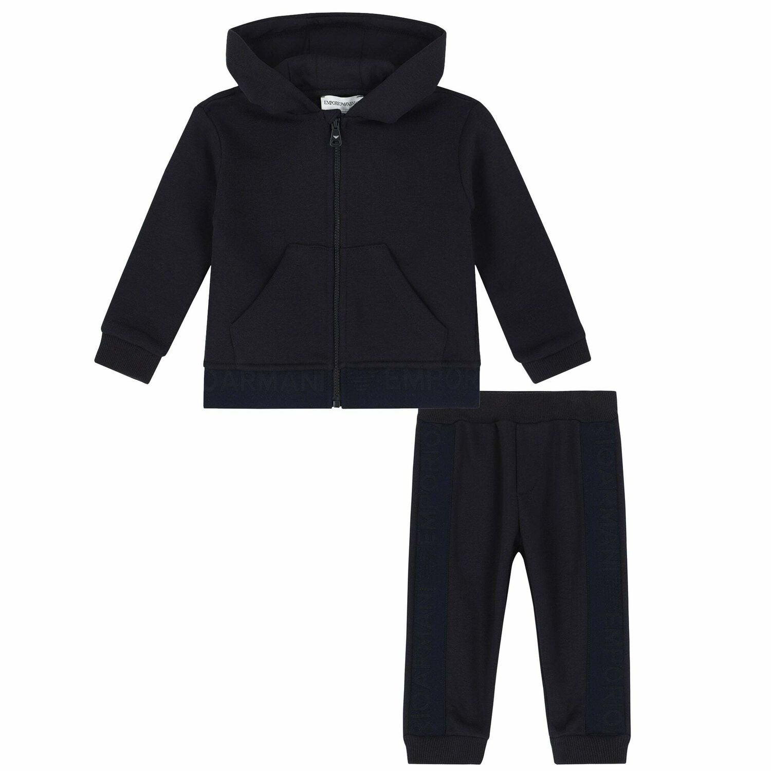 Younger Boys Navy Logo Tracksuit, 1, hi-res image number null