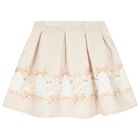 Girls Ivory Carousel Skirt Set, 2, hi-res